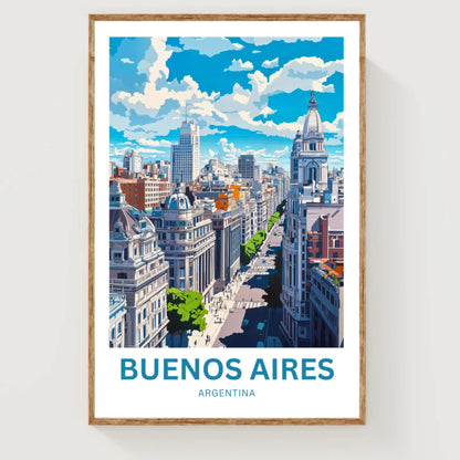 Buenos Aires Travel Poster - City of Passion