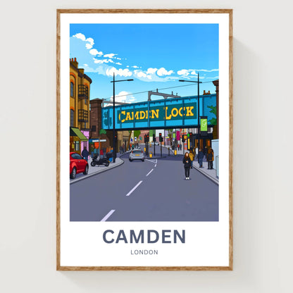 Camden Travel Poster - Creative Streets