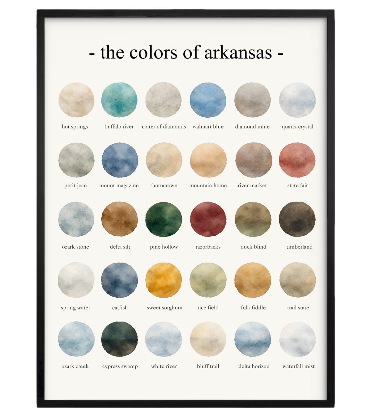 The Colors of Arkansas